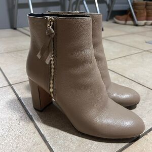Kate Spade Taupe Ankle Booties